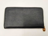 Mcm Zip-around  Black Leather Wallet Fw1024rxsa