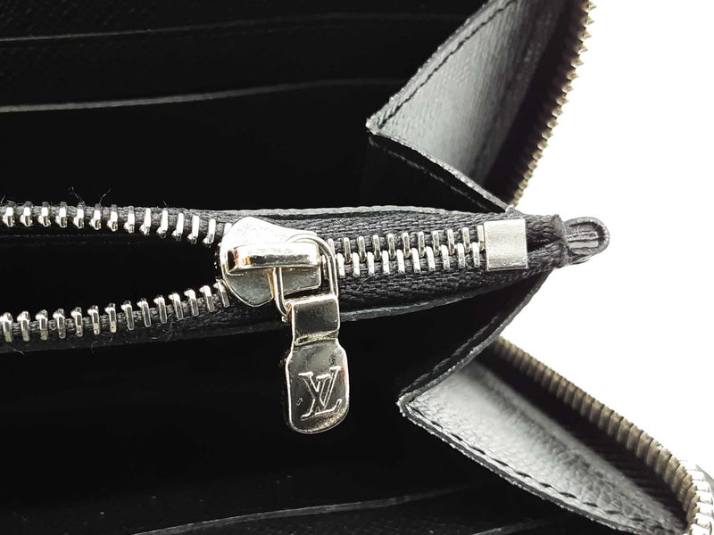 Louis Vuitton Black Epi Leather Zipper Wallet Do0625crde
