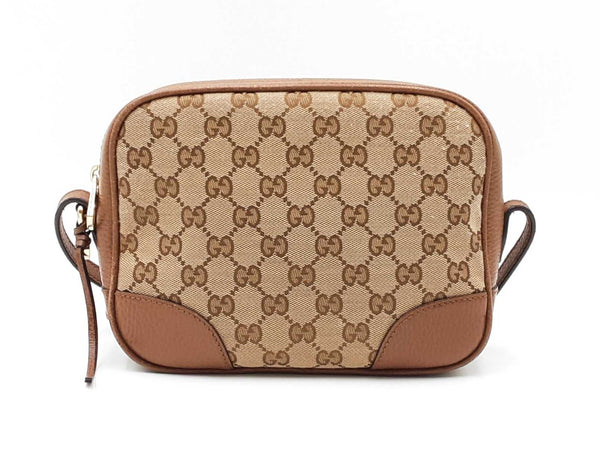 Gucci Bree Crossbody Bag In Gg Monogram Canvas & Leather Fw00725wrxdu