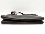 Christian Dior Black Leather Jeans Pocket Shoulder Tote Bag Do0525oxzde