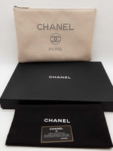Chanel Caviar Studded Deauville Pouch Eb0926sxzde