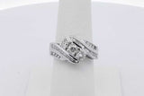0.66cttw Diamond Ring In 14k White Gold 4.5 Grams Size 7 Eb0726rxzsa