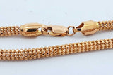 21k Yellow Gold Mesh Chain Necklace 14.5 Grams 16 Inch Eb0926ooxzde