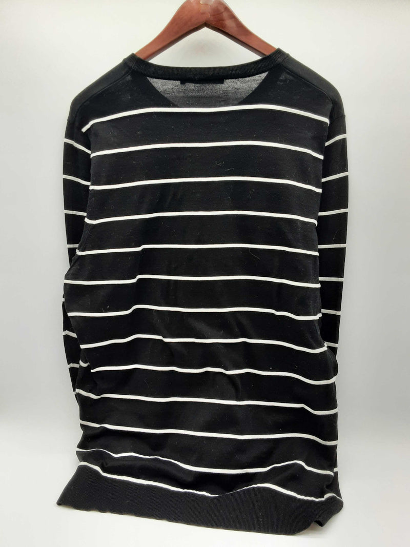 Louis Vuitton Black White Stripe Size Xxl Do0424lrxde