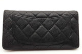 Chanel Quilted Caviar Leather Yen Wallet Eb0926pxzsa