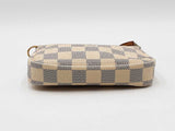 Louis Vuitton Mini Pochette In Damier Azur Coated Canvas Fw1125ozxdu