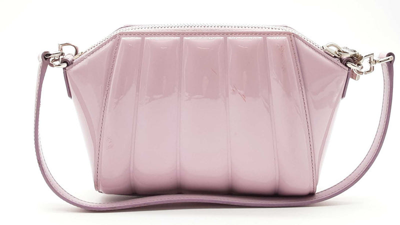 Givenchy Lock Antigona Lilac Quilted Patent Leather Shoulder Bag Do1024wxzde