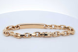 Tiffany & Co. Makers 18k Yellow Gold Id Chain Bracelet 67.4g 8.5 In Eb0526prxzdw