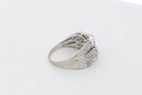 0.68cttw Diamond Ring In 14k White Gold 7.2 Grams Size 9.25 Eb0826orxsa
