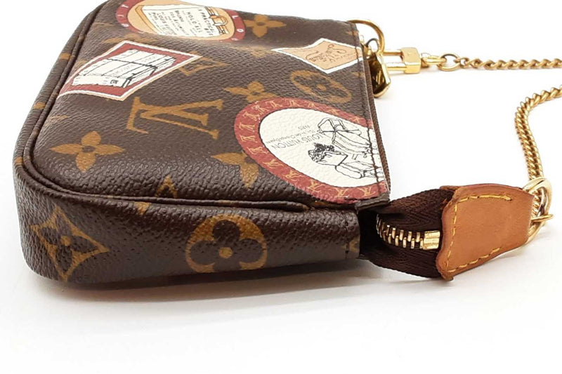 Louis Vuitton Monogram Patch Mini Pochette Accessory Eb1025wxzde