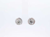 2.0 Cttw Diamond & 18k White Gold Stud Earrings 5 Grams Fw1124lrxdu