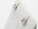 1.12 Cttw Lab Grown Diamonds 14k White Gold 0.8g Stud Earrings Do0726orxde