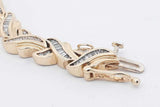 2.86cttw Diamond Bracelet In 14k Yellow Gold 23.3 Grams 7 Inch Eb0326lsxzsa