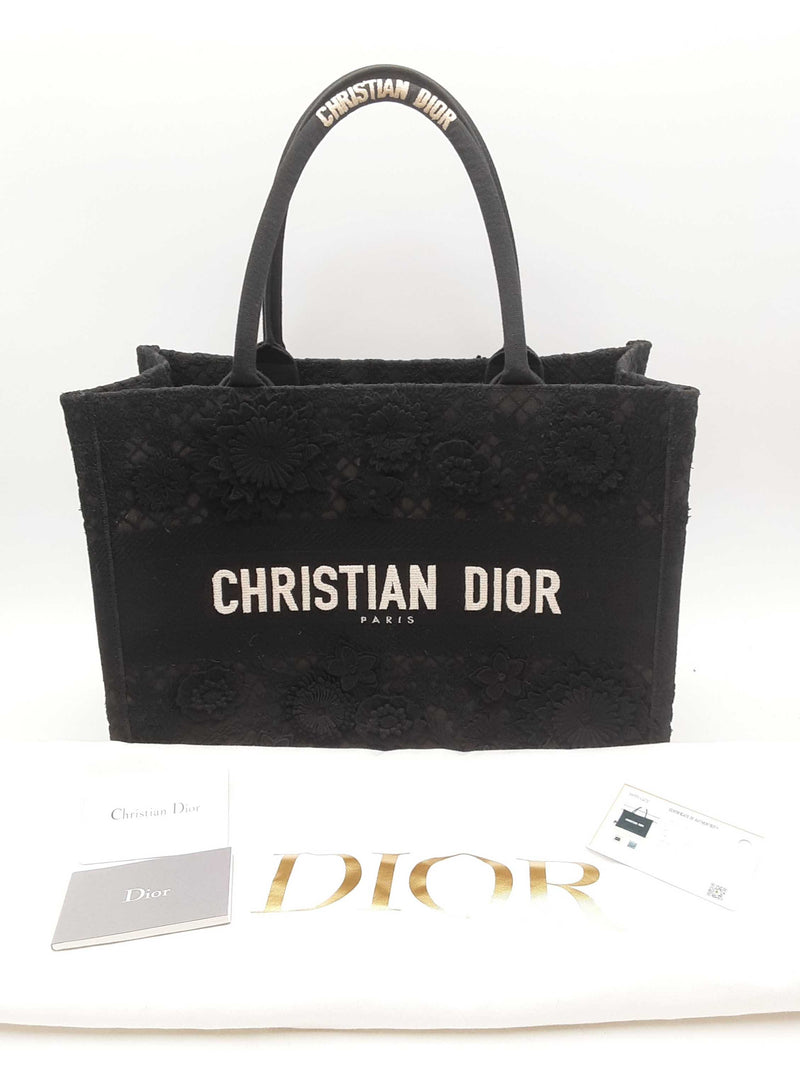 Christian Dior Embroidered D-lace Book Tote Bag Eb0225lsxzsa