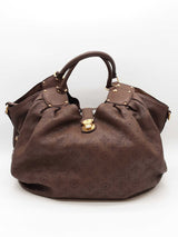 Louis Vuitton Perforated Monogram Mahina Leather Hobo Shoulder Bag Eb1025wrxde