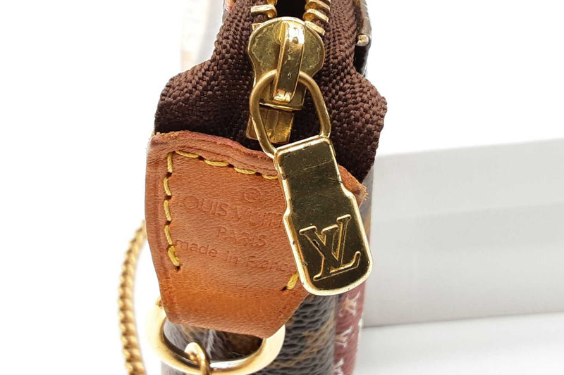 Louis Vuitton Monogram Patch Mini Pochette Accessory Eb1025wxzde