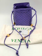 Bottega Veneta Purple Intrecciato Leather Bucket Bag Eb0323lrxzsa