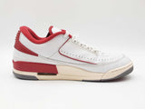 Nike Air Jordan 2/3 "White Varsity Red" Sneakers Size 10 Fw0126wzdu