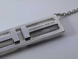 Tiffany & Co. T Two Diamond & 18k White Gold Necklace 4.5g 16 Inch Fw0426rrxdu