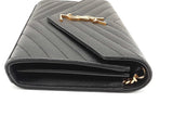 Yves Saint Laurent Matelasse Chevron Quilted Wallet With Chain Eb0726orxsa