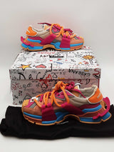 Dolce & Gabbana Multicolor Space Sneakers Size 40 Eb0726lrxsa