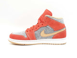 Nike Air Jordan 1 Mid Se "Denim Red" High Top Sneakers Size 9.5 Fw0225lxzdu