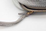 Yves Saint Laurent Metallic Silver Leather Camera Crossbody Bag Eb0826psxde