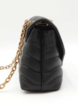 Louis Vuitton New Wave Chain Bag In Black Quilted Calfskin Leather Fw0826izxdu