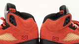 Nike Air Jordan 5 Retro "Dunk On Mars" Suede Sneakers Size 9.5  Fw0825ixdu