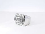1.56 Cttw Diamond Cluster Ring In 14k White Gold 14.9g Size 9.75 Fw0626lxzxd7
