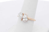 1.62cttw Lab Grown Pear Shaped Diamond Ring 14k Yellow Gold 2.7g Sz 7 Eb826crxsa