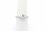 0.3cttw Lab Grown Diamond Ring In 10k White Gold 3.1 Grams Size 6 Eb1026lxzsa