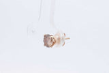 0.50ctw Diamond Single Stud Earring In 14k Yellow Gold 0.5 Grams Eb0726lxzdu