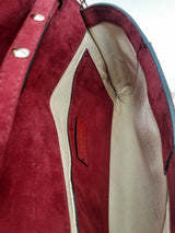 Valentino Garavani Red Suede Envelope Clutch Crossbody Eb0425lcrsa