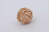 14k Yellow Gold Flower Bead Charm 6.1 Grams Eb0526wcrsa