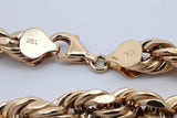 10k Yellow Gold Hollow Rope Chain Necklace 27 Grams 26 Inch Eb0526lxrxsa