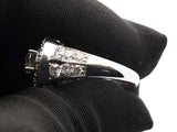 1.93 Cttw Diamond & 14k White Gold Double Halo Ring 6.9 Grams Size 7 Fw0626ezxdu