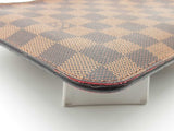 Louis Vuitton Pochette Brown Damier Ebene Coated Canvas Pouch Do0926oxzde
