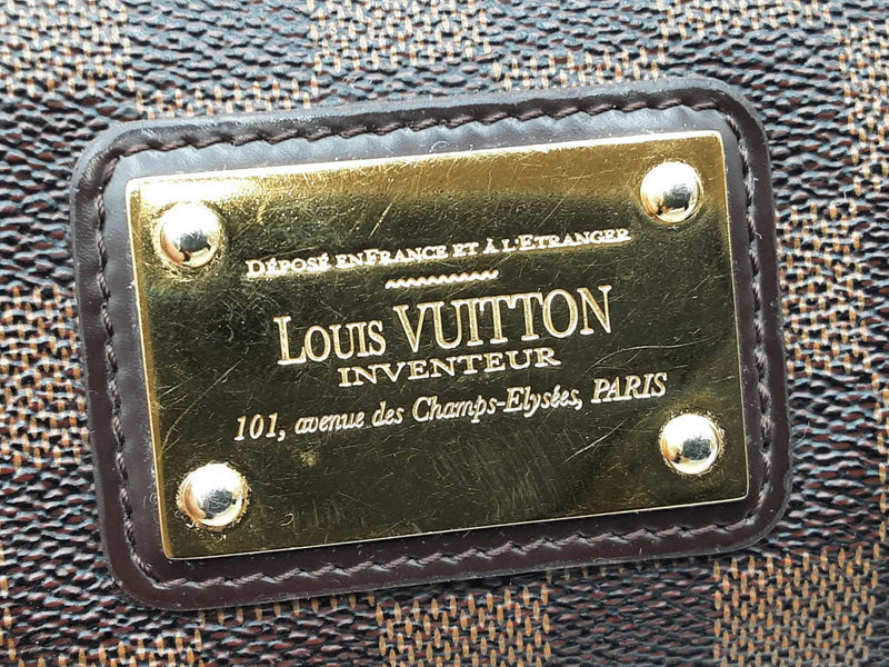 Louis Vuitton Eva Convertible Clutch In Damier Ebene Coated Canvas Fw1125wordu