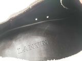 Lanvin Dbb1 Holographic Irridescent Leather Low Top Sneakers Size 12 Sd1225lzxde