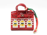 Mini Boutique Bag Charm In Red Fw0825edu