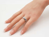 1.62 Cttw Diamond & 14k White Gold Eternity Band 10.2 Gram Size 6.75 Fw0426crxd7