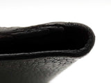 Hermes Dogon Noir Black Clemence Palladium Hardware Wallet Do0426rxzde