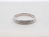 0.55 Cttw Diamond & 14k White Gold Ring 3.6 Grams Size 10.25 Fw1224wpxdu