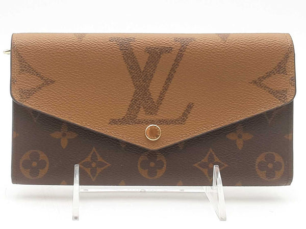 Louis Vuitton Reversed Monogram Sarah Wallet Brown Aa1025wrxsa