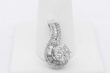 0.79cttw Diamond Pendant In 14k White Gold 4.2 Grams Eb0826wexsa