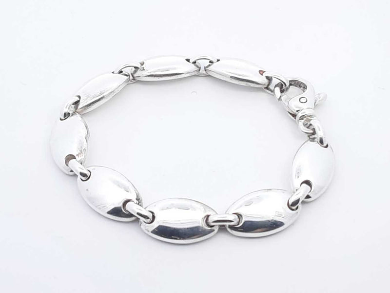 Tiffany & Co Sterling Silver Pebble Link Bracelet 7 In 44.8g .925 Lh0724wxzde