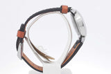 Louis Vuitton Monogram Tambour 28mm Quartz Stainless Steel Watch Eb0626ixzsa