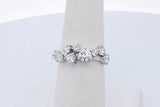 1.13cttw Lab Grown Diamond Ring 14k White Gold 3.06 Grams Size 6.75 Eb0726icrde