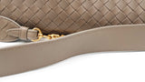 Bottega Veneta Small Roma Shoulder Bag In Taupe Intrecciato Leather Fw1225irxdu